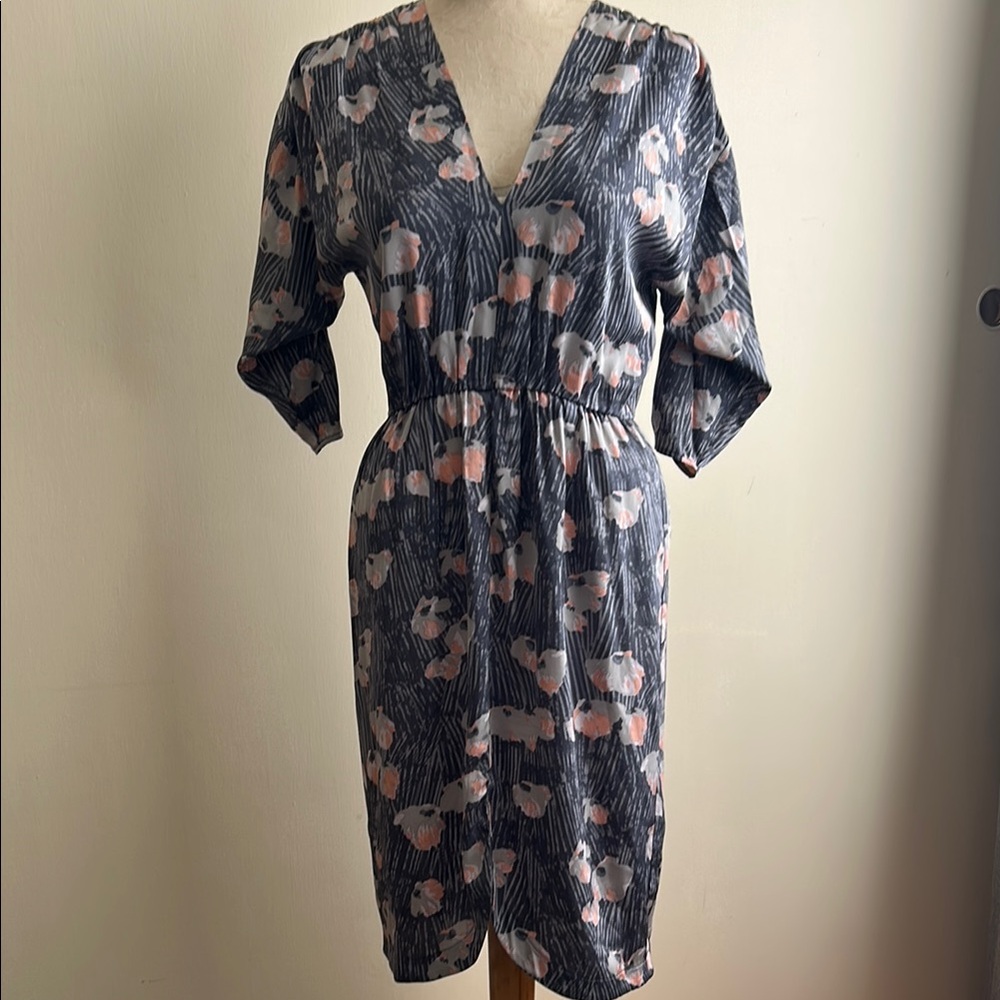 Tucker silk dress